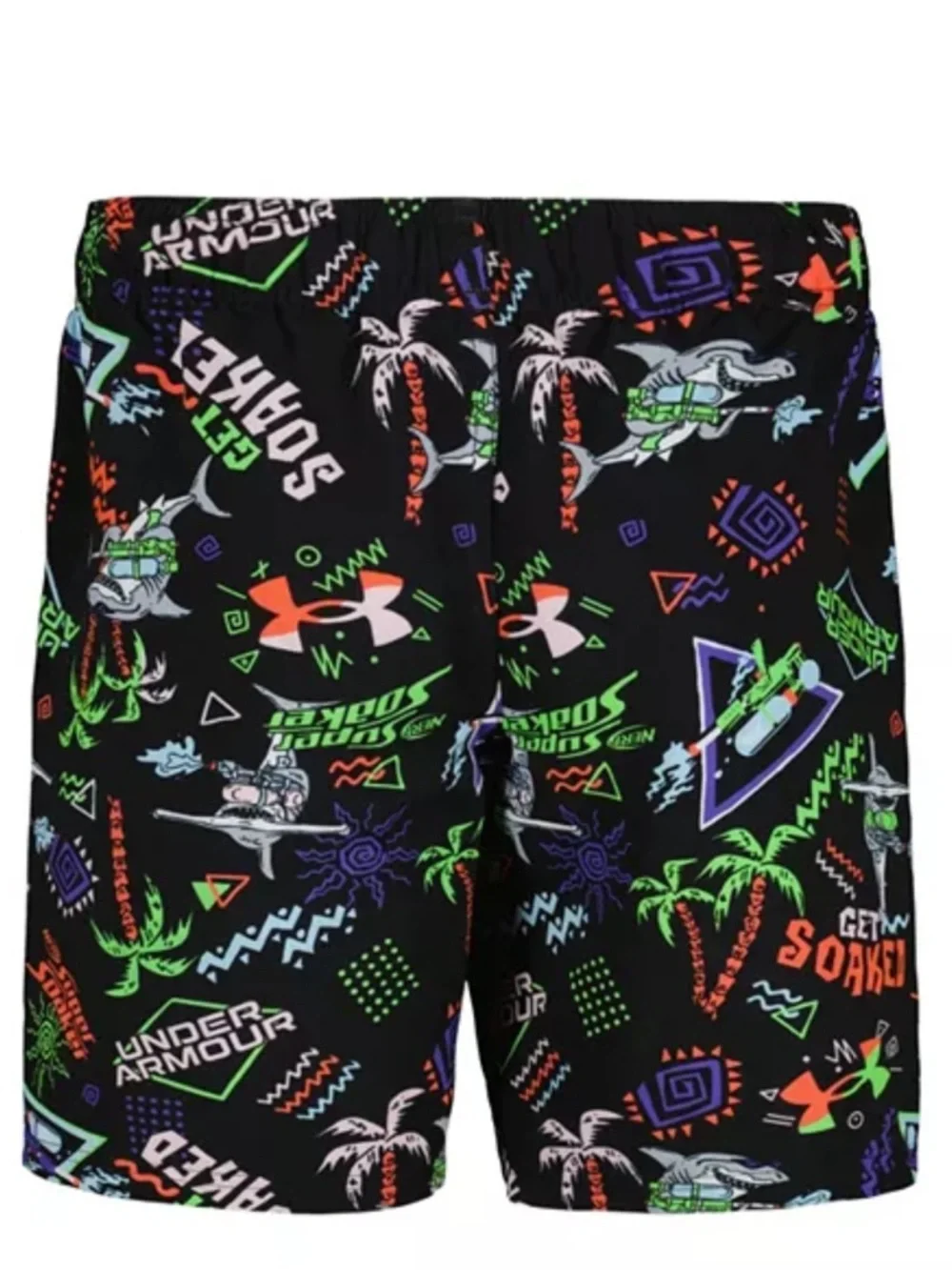 NWT Under Armour Boys Get Soaked Swim Trunks‎ Vacation Summer Resortwear Beach